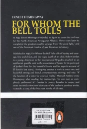 کتاب For Whom the Bell Tolls - back