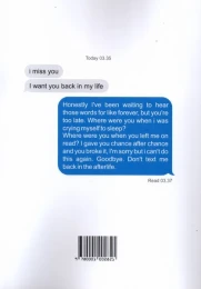 کتاب You left me on read - back