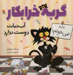 کتاب گربه خرابکار آب نبات دوست ندارد - front