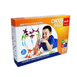 بازی ساختنی چوب سازه 68 قطعه رازینو - front
