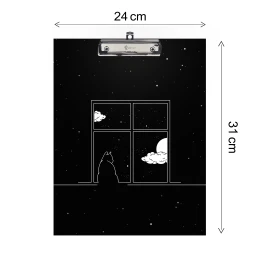 تخته شاسی پدیده نقش کد 6 سایز A4 - back