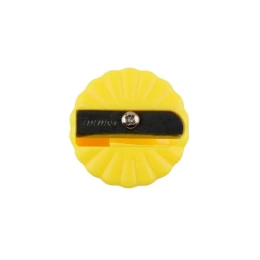 تراش ایمر طرح لاکی گرد مدل JM915 رنگ زرد - front