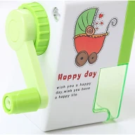 تراش رومیزی مخزن‌دار طرح Happy Day رنگ سبز - تصویر 5