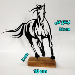 تندیس نیتا متال مدل اسب شبدیز - back