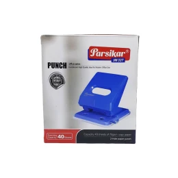 دستگاه پانچ پارسیکار مدل JM 327 رنگ آبی - front