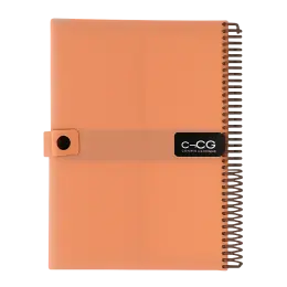 دفتر وزیری 140 برگ دکمه دار کیمیا - front