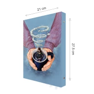 کلاسور 26 حلقه طرح خیال‌پرداز 100 برگ - تصویر 4