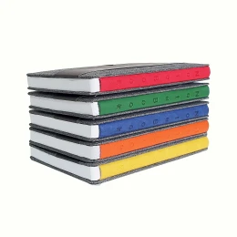 دفتر یادداشت پدیده نقش مدل فرانسوی پارچه ای رنگ نارنجی - back