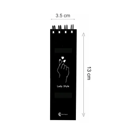 دفترچه یادداشت پدیده نقش مدل mini bell کد 274 - back