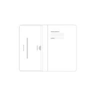 دفتریادداشت کبریتی رنگ قرمز به همراه خودکار - تصویر 3