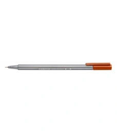 روان نویس نوک نمدی تریپلاس قهوه ای سوخته استدلر کد 76-334 - front