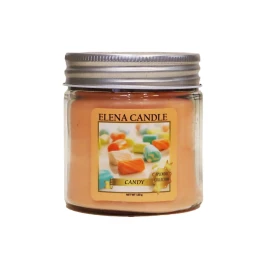 شمع لیوانی النا مدل آب نبات ترش کد 120g - front