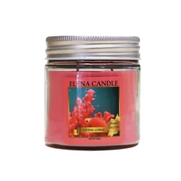 شمع لیوانی النا مدل مرجان کد 120g - front