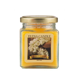 شمع لیوانی النا کندل مدل یاس عربی کد 120g - front