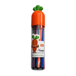 ماژیک رنگ آمیزی 12 رنگ لیدر طرح هویج کد 8829 - front