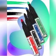 ماژیک مشکی وایت‌برد مدل سوپر کلین شارژی کد E-23R - تصویر 2