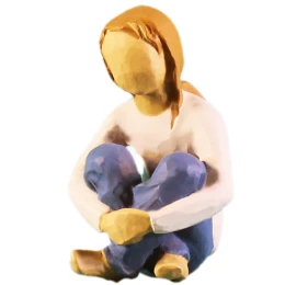 مجسمه امین کامپوزیت مدل کودک روحیه کد 43 - front