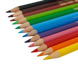 مداد رنگی 12 رنگ آریا Artist - back