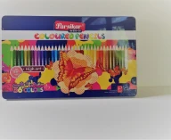 مداد رنگی 36 رنگ جعبه فلزی تخت JM-890 36 - تصویر 4