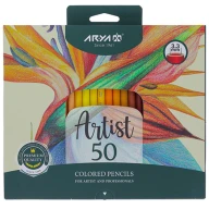 مدادرنگی 50 رنگ آرتیست جعبه مقوايی كد 3604 - تصویر 1