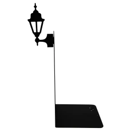 نگهدارنده کتاب نیتا متال طرح چراغ کلاسیک - front