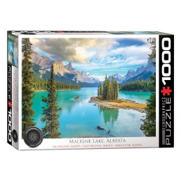 پازل 1000 تكه يوروگرافيكس پازلز طرح درياچه Maligne Lake كد 5430 - front