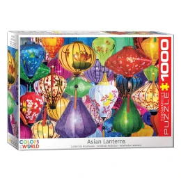 پازل 1000 تكه يوروگرافيكس پازلز طرح فانوس‌هاي آسيايي Asian Lanterns  كد 5469 - front
