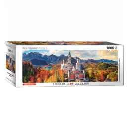 پازل 1000 تكه يوروگرافيكس پازلز طرح پاييز نووشوانشتاین Neuschwanstein in Fall كد 5444 - front
