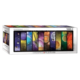 پازل 1000 تکه یوروگرافیکس پازلز طرح جزئیات منظومه شمسی Solar System Details کد 0308 - front