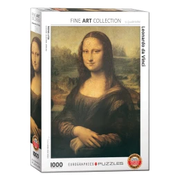 پازل 1000 تکه یوروگرافیکس پازلز طرح مونا ليزا Mona Lisa کد 1203 - front