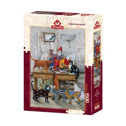 پازل 1500 تکه آرت پازل طرح دنیای رنگارنگ من My colorful world كد 4543 - front