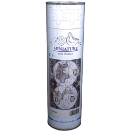 پازل 170 تکه مینیاتور مدل نقشه جهان قدیمی old map کد 01591 - front