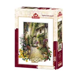 پازل 500 تكه آرت پازل طرح دهكده كد 4189 - front
