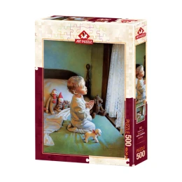 پازل 500 تکه آرت پازل طرح مناجات کودکانه کیتی لارنس childlike ptay كد 5081 - front