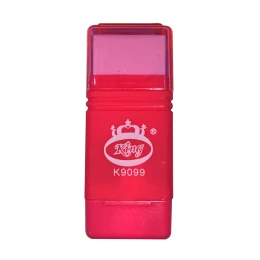 پاک کن و تراش کینگ مدل k9990 رنگ قرمز - front