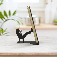پایه نگهدارنده گوشی موبایل و تبلت طرح دخترک - تصویر 6