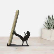 پایه نگهدارنده گوشی موبایل و تبلت طرح دخترک - تصویر 4