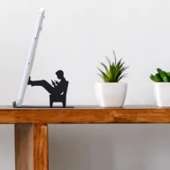 پایه نگهدارنده گوشی موبایل و تبلت طرح پسرک - تصویر 2