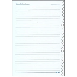 کاغذ کلاسور سپهر مدل 26 حلقه بسته 100 عددی - front