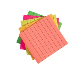کاغذ یادداشت رنگی خط دار چسب دار کایزر کد SK383 - front