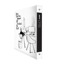 کلاسور پاپکو مدل بلک اند وایت B&W کد RB-4415 - front